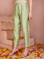 Thread Embroidered Kurta With Pant And Dupatta Set, Multicolor - Hiral Fashion - Distacart