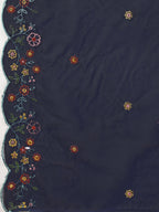 Embroidered Kurta With Pant And Embroidered Dupatta Set, Multicolor - Hiral Fashion - Distacart