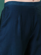 Hand Embroidered Kurta With Pant & Dupatta, Multicolor - Hiral Fashion - Distacart