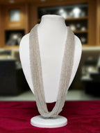 Inhanns Rangsaaz 20-Layer Luxe Long Beaded Only Necklace - Rainbow Beads Only Necklace