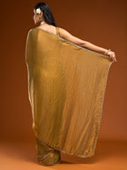 kasee Solid Beads and Stones Saree - Distacart