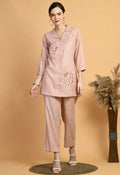 Joban Fashion Peach Cotton Kurta Set