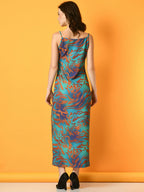 Myshka Women's Multi Printed Party Dress - Distacart