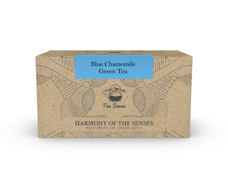 Tea Sense Blue Chamomile Green Tea Bags Box