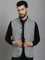 Even Apparels Nehru Jacket With Welt Pockets - Multi