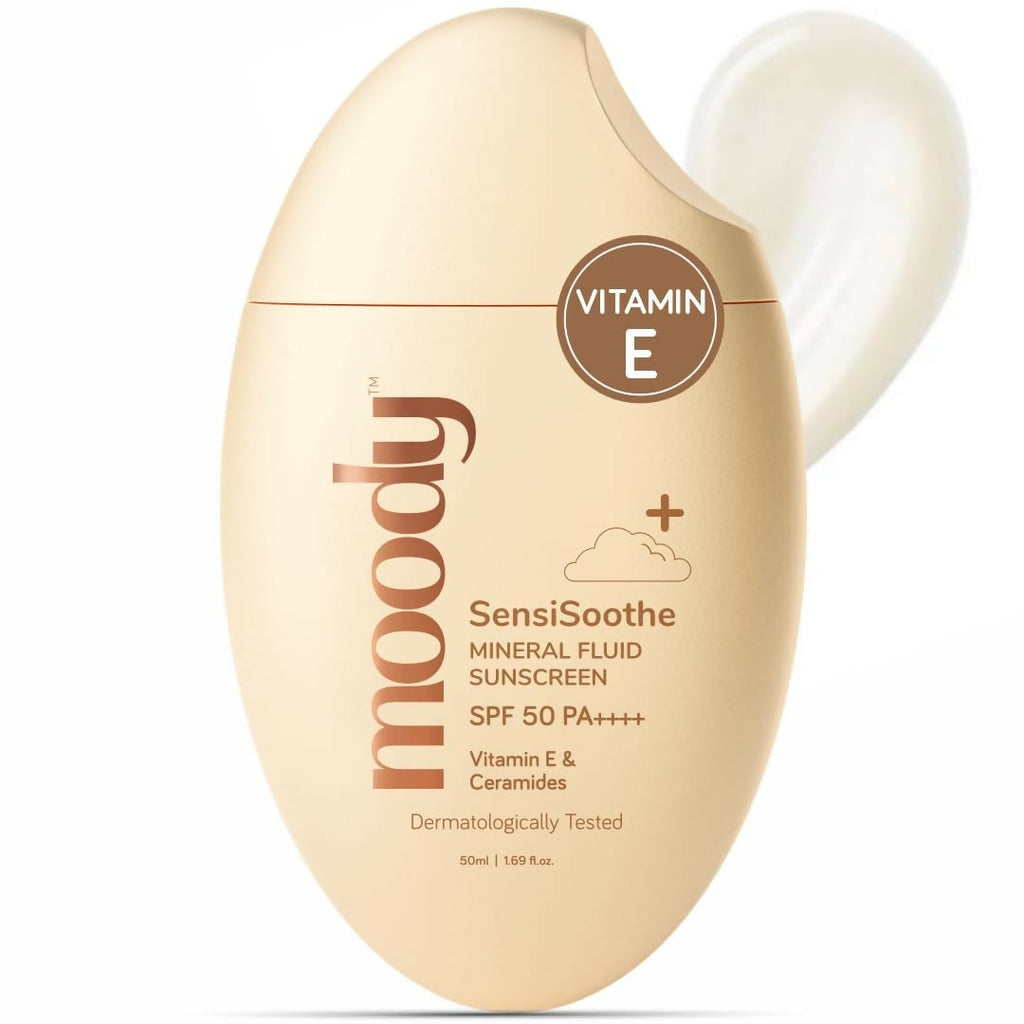 Moody SensiSoothe Mineral Brightening Sunscreen Serum with Ceramides & Rice - Distacart
