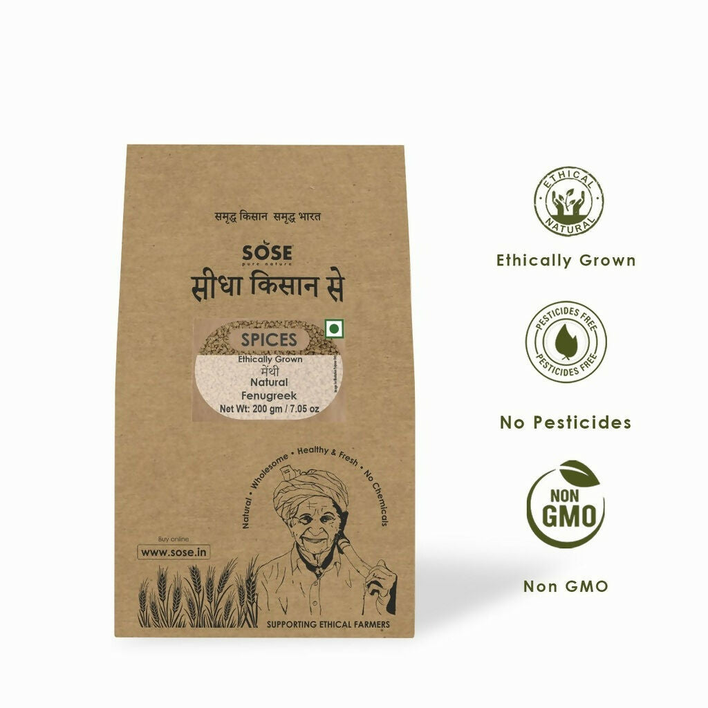 Gir Sidha Kisan Se Natural Fenugreek Seeds (Methi)