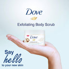 Dove Crushed Macadamia & Rice Milk Moderate Exfoliating Body Scrubating Body Polish Scrub