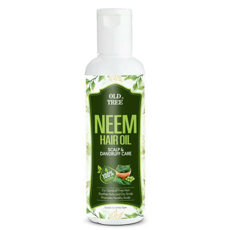 Old Tree Neem Hair Oil for Dandruff & Scalp Care
