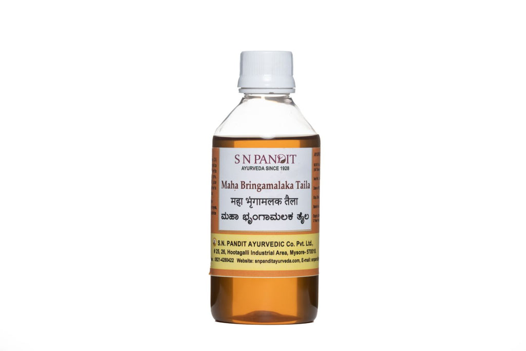S N Pandit Ayurveda Maha Bringamalaka Taila - Distacart