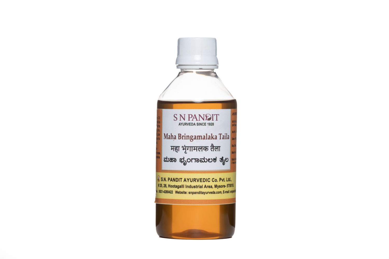S N Pandit Ayurveda Maha Bringamalaka Taila - Distacart
