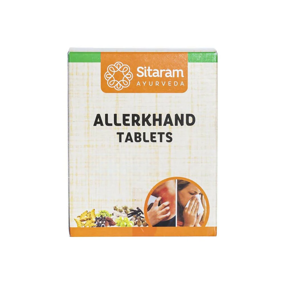 Sitaram Ayurveda Allerkhand Tablets - Distacart