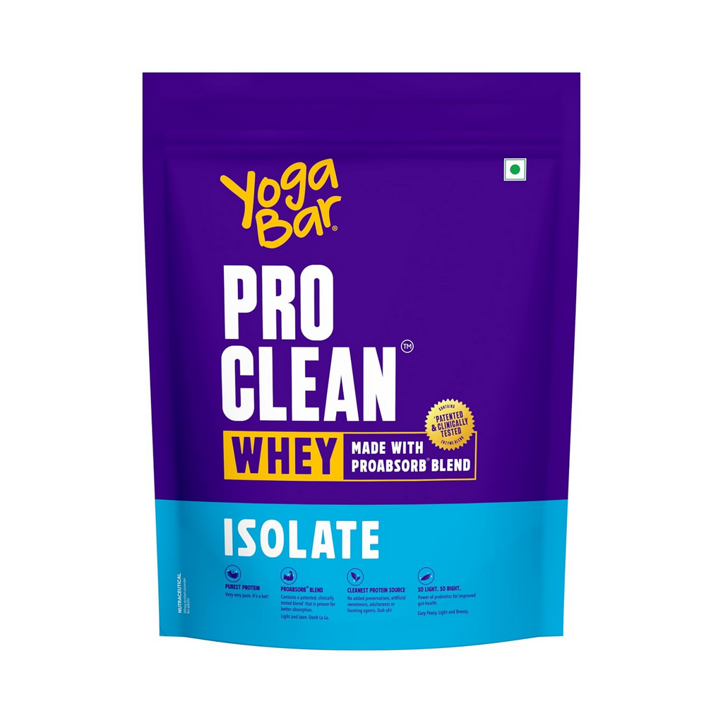 Yoga Bar Pro Clean Whey Protein Isolate Powder - Distacart