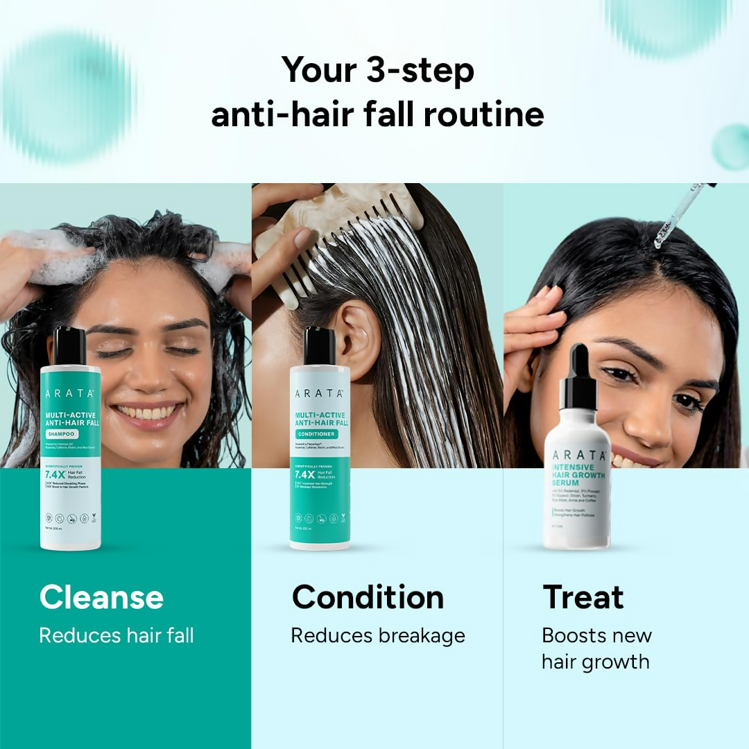 Arata Multi Active Anti Hair Fall Shampoo With Caffeine