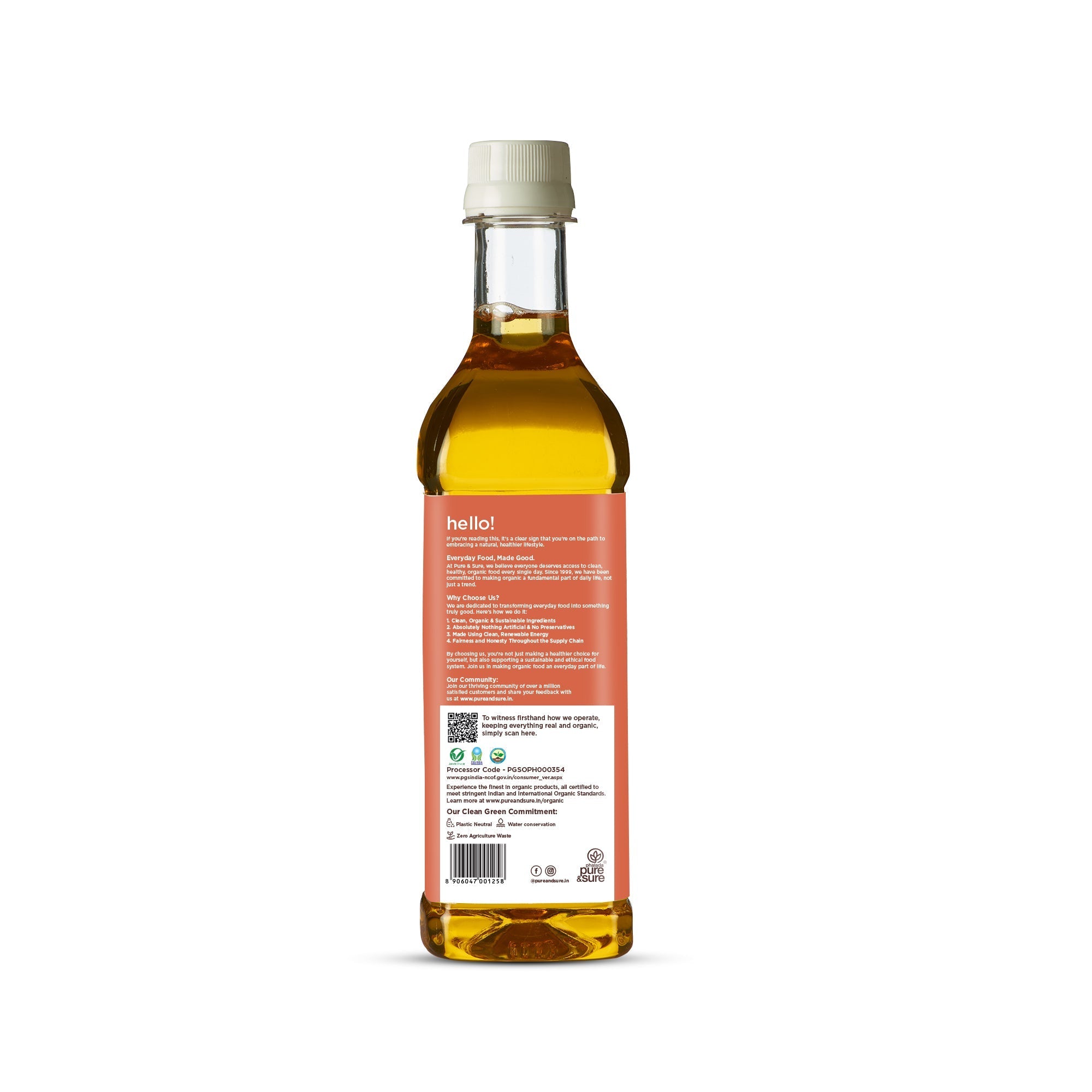 Pure & Sure Organic Groundnut Oil - Distacart