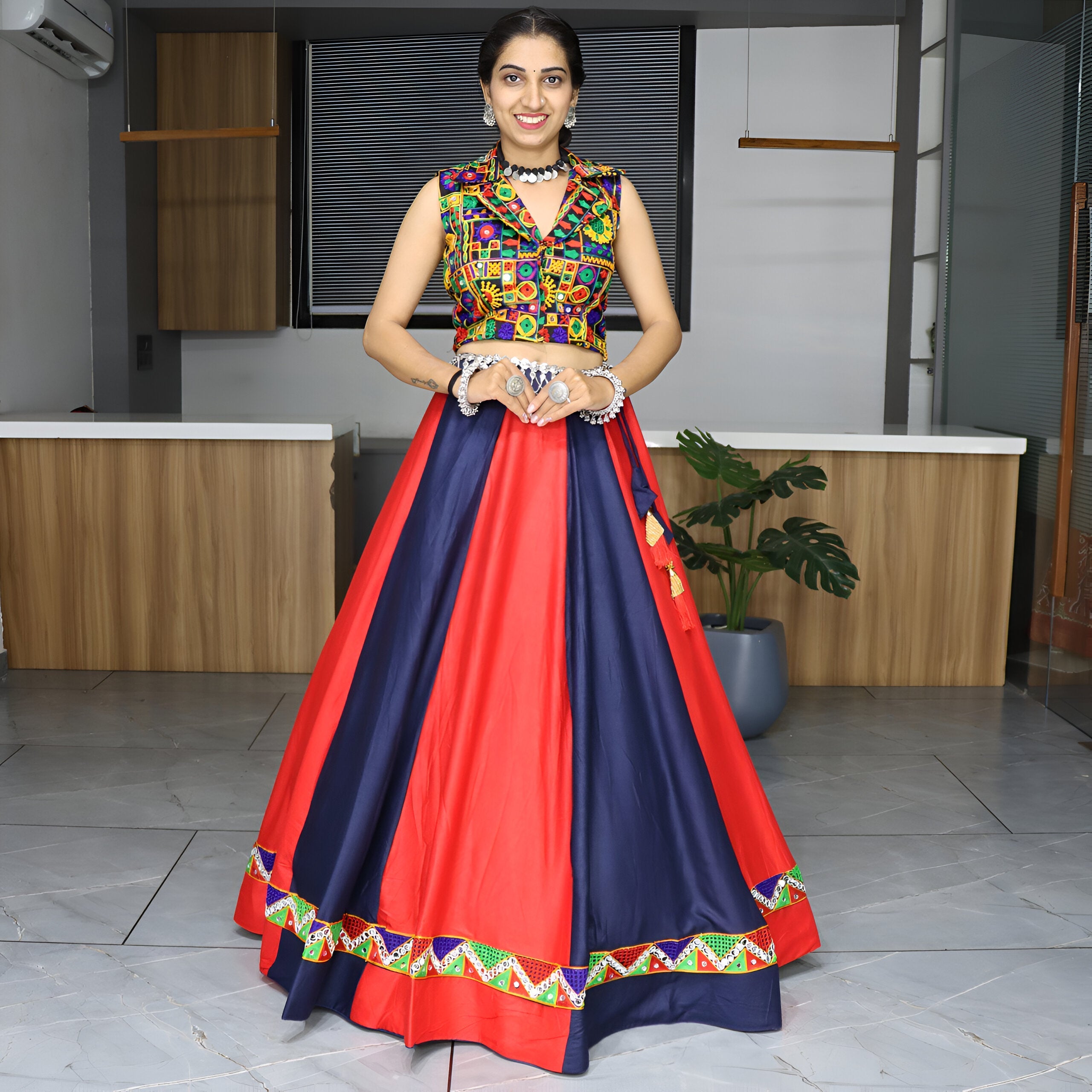 Lehenga Mart Navratri Lehenga Choli - MultiColor