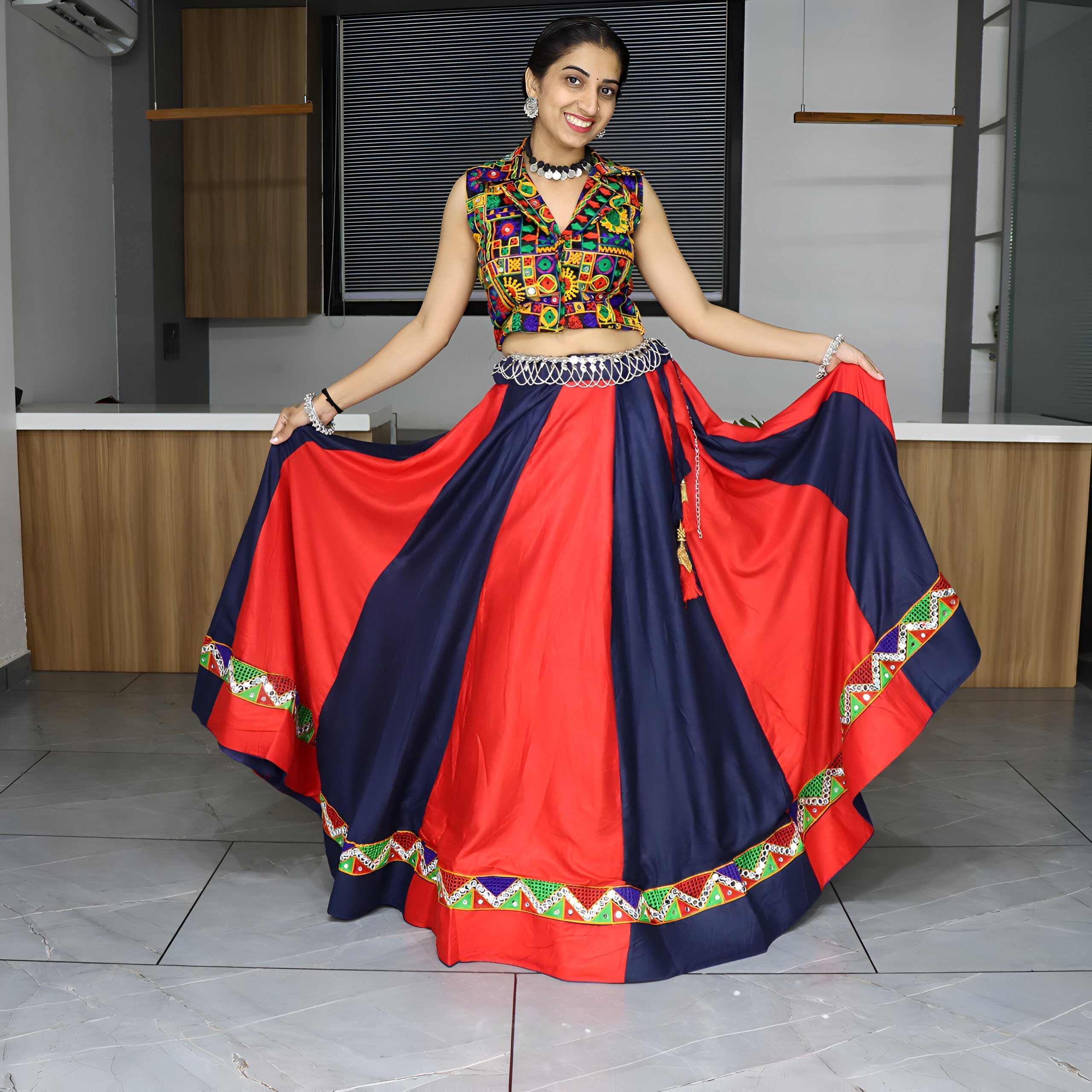 Lehenga Mart Navratri Lehenga Choli - MultiColor