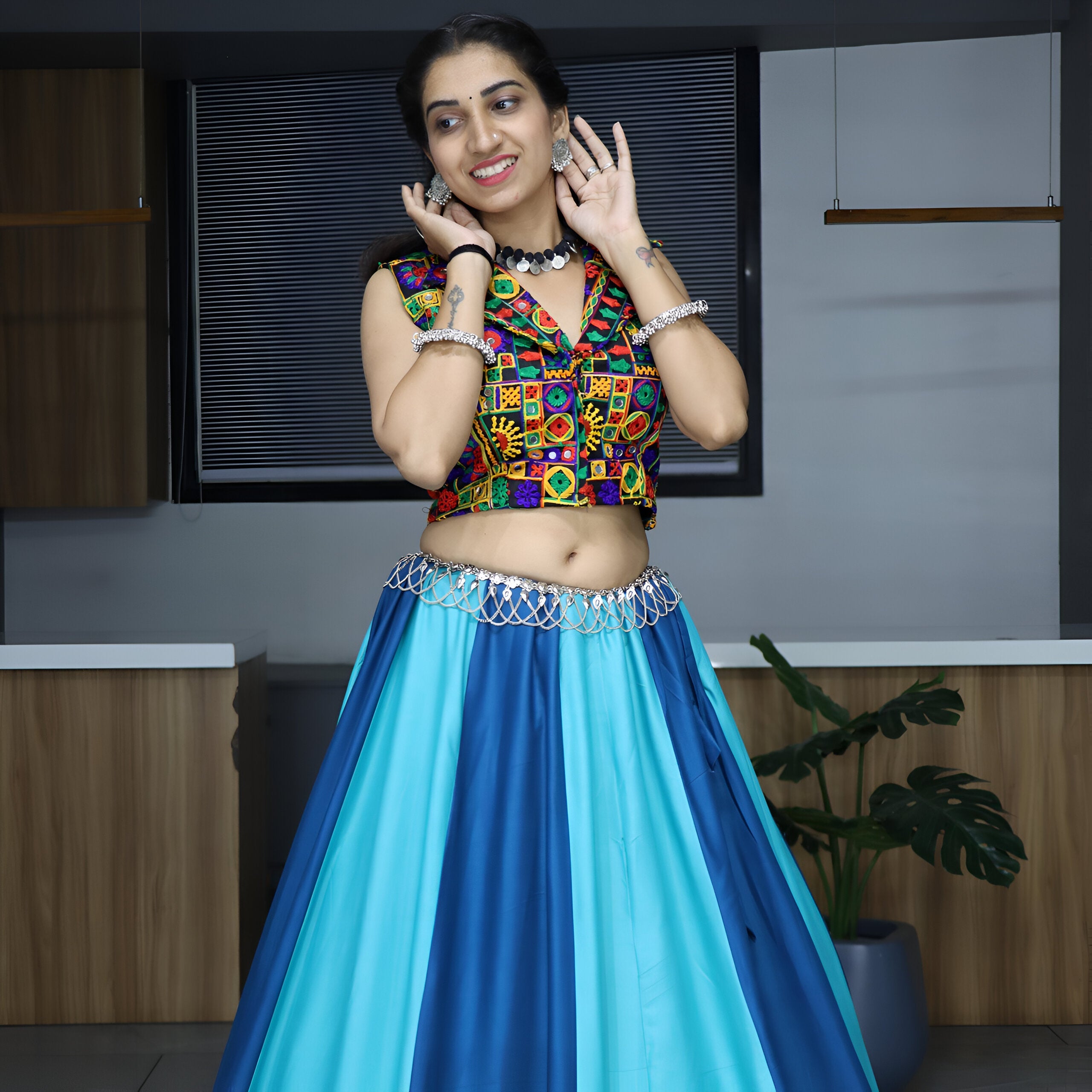 Lehenga Mart Navratri Lehenga Choli - MultiColor