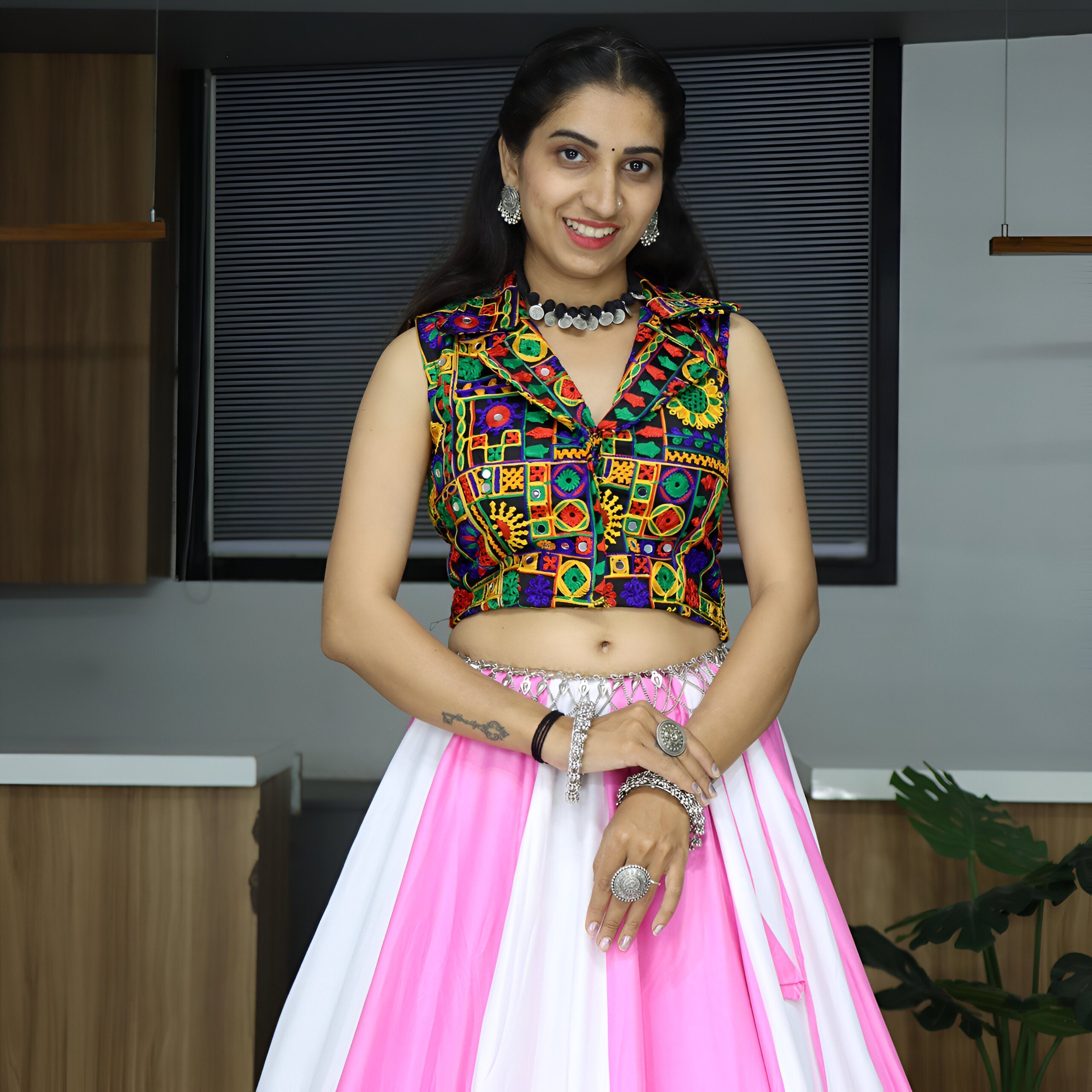 Lehenga Mart Navratri Lehenga Choli - MultiColor