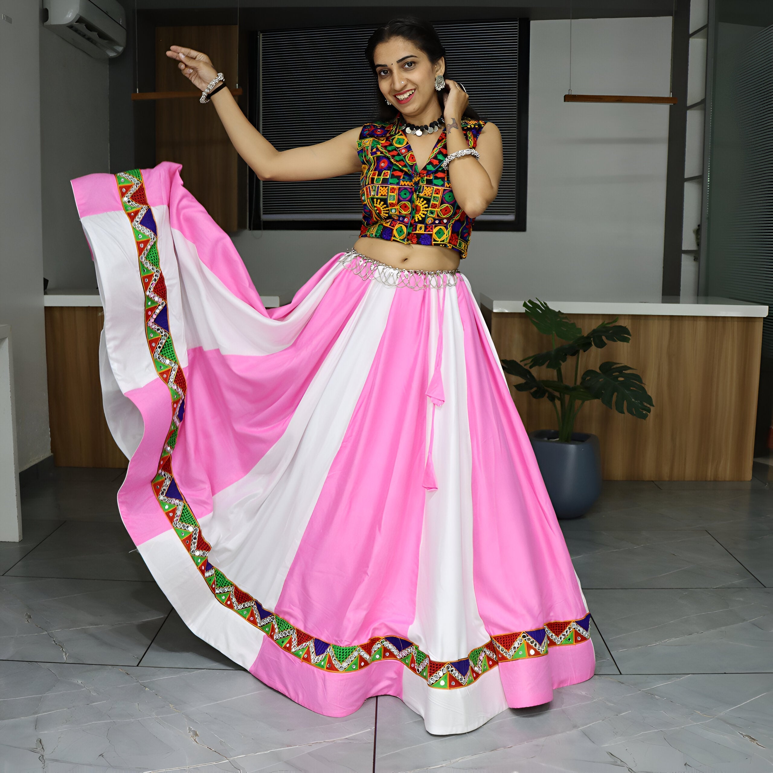 Lehenga Mart Navratri Lehenga Choli - MultiColor