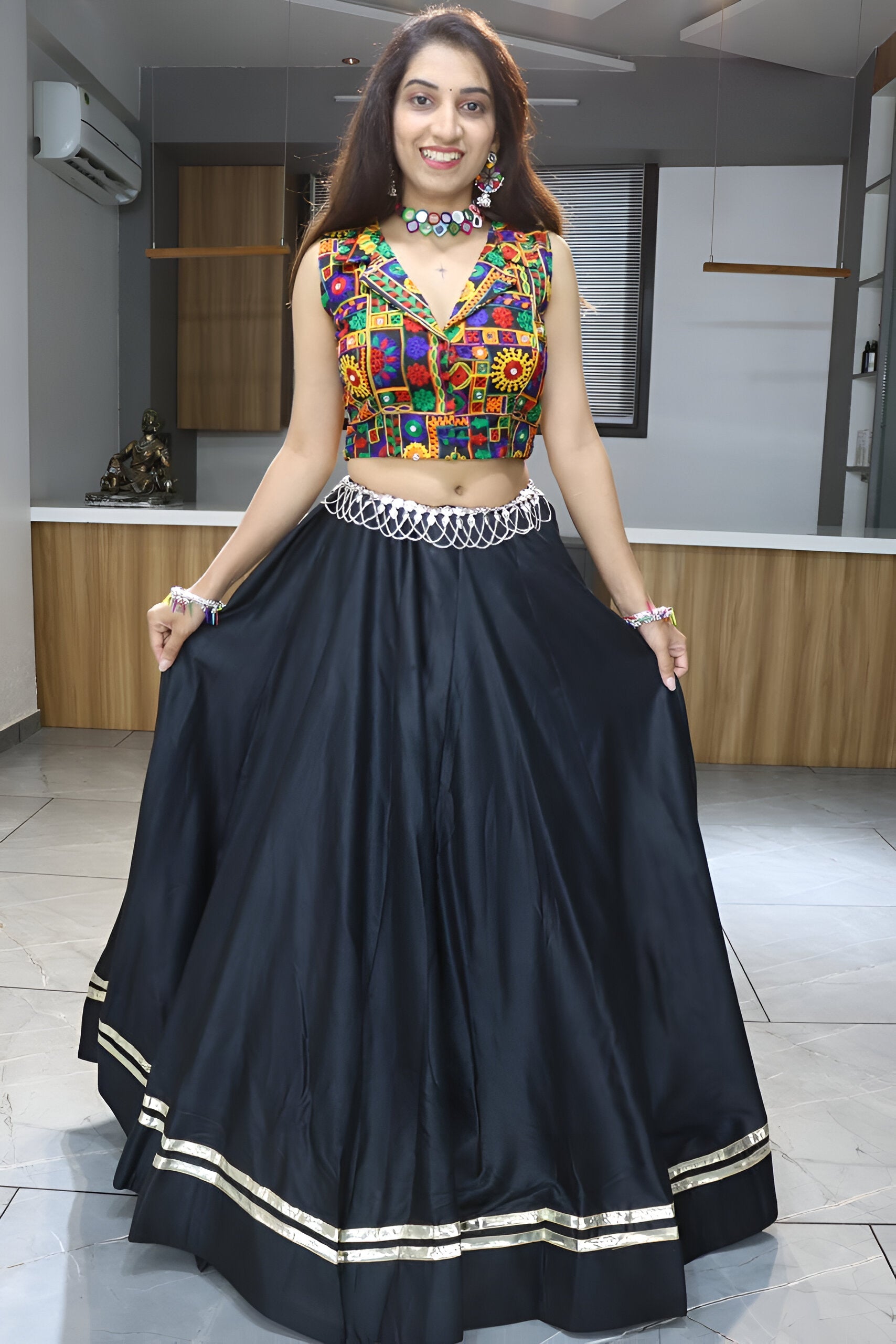 Lehenga Mart Navratri Lehenga Choli - MultiColor