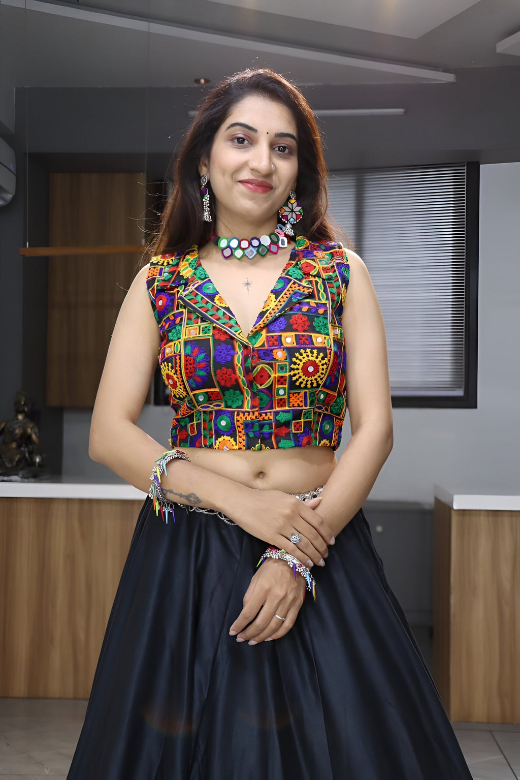 Lehenga Mart Navratri Lehenga Choli - MultiColor