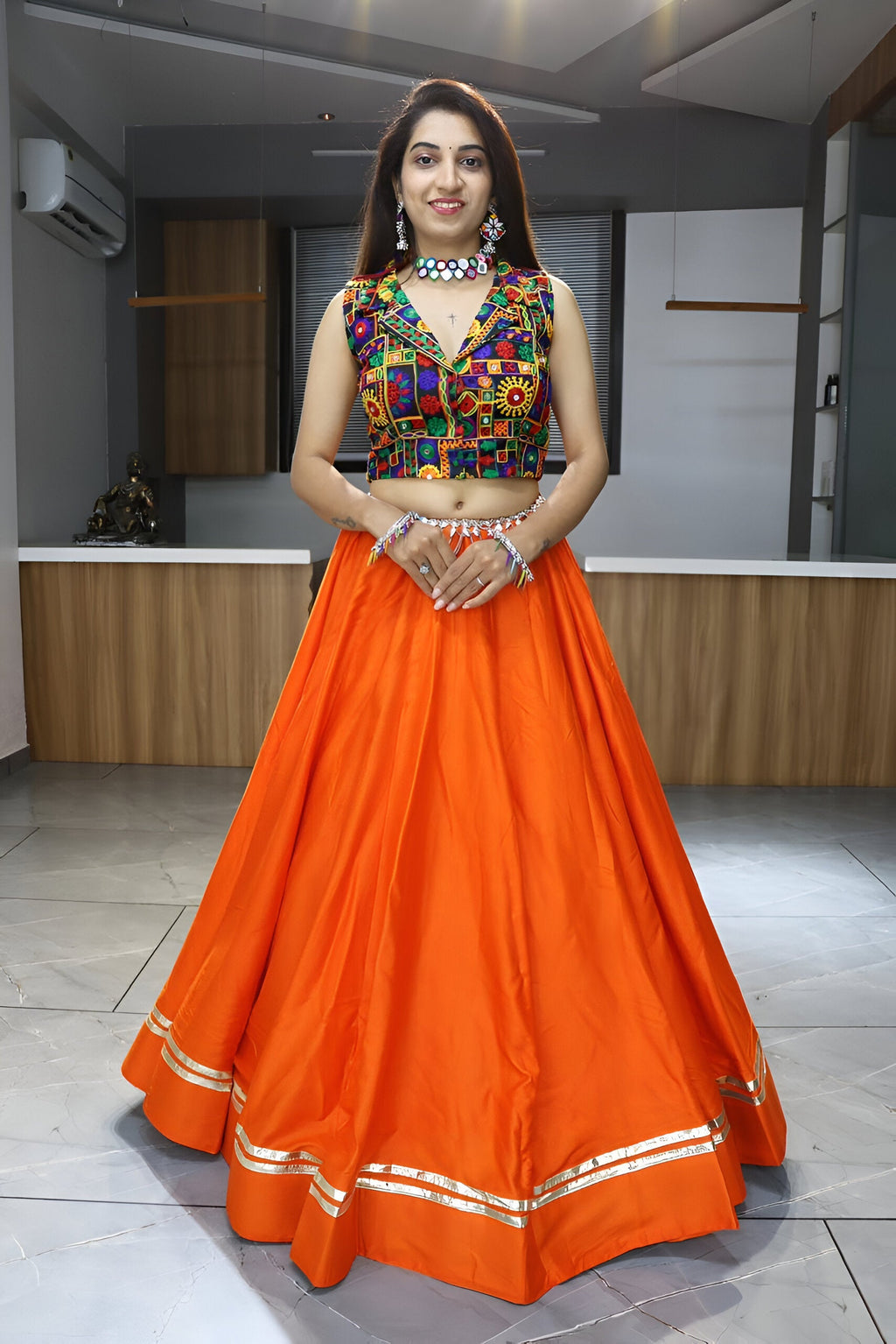 Lehenga Mart Navratri Lehenga Choli - MultiColor