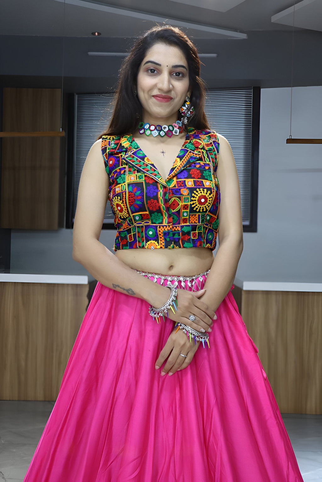 Lehenga Mart Navratri Lehenga Choli - MultiColor
