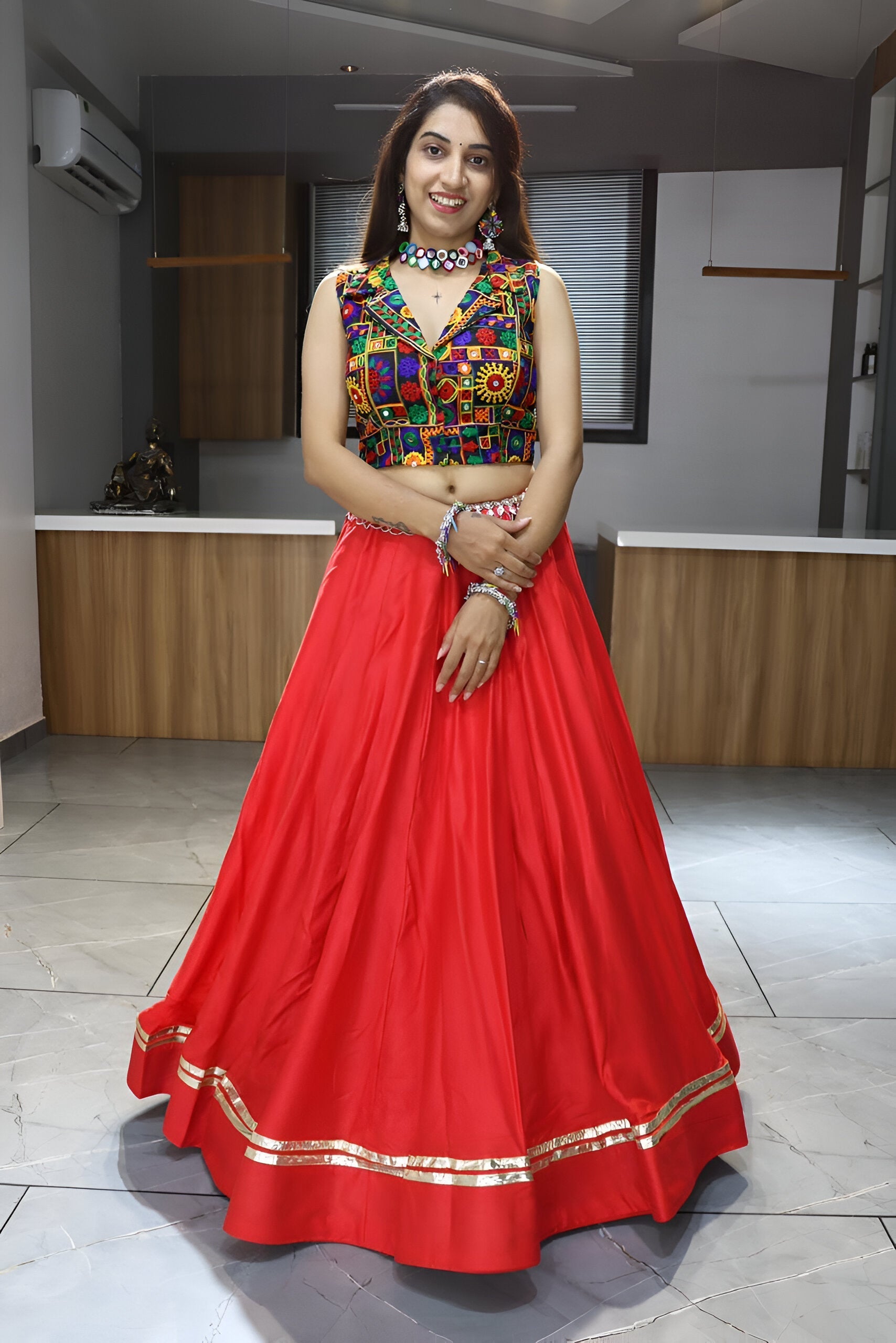 Lehenga Mart Navratri Lehenga Choli - MultiColor