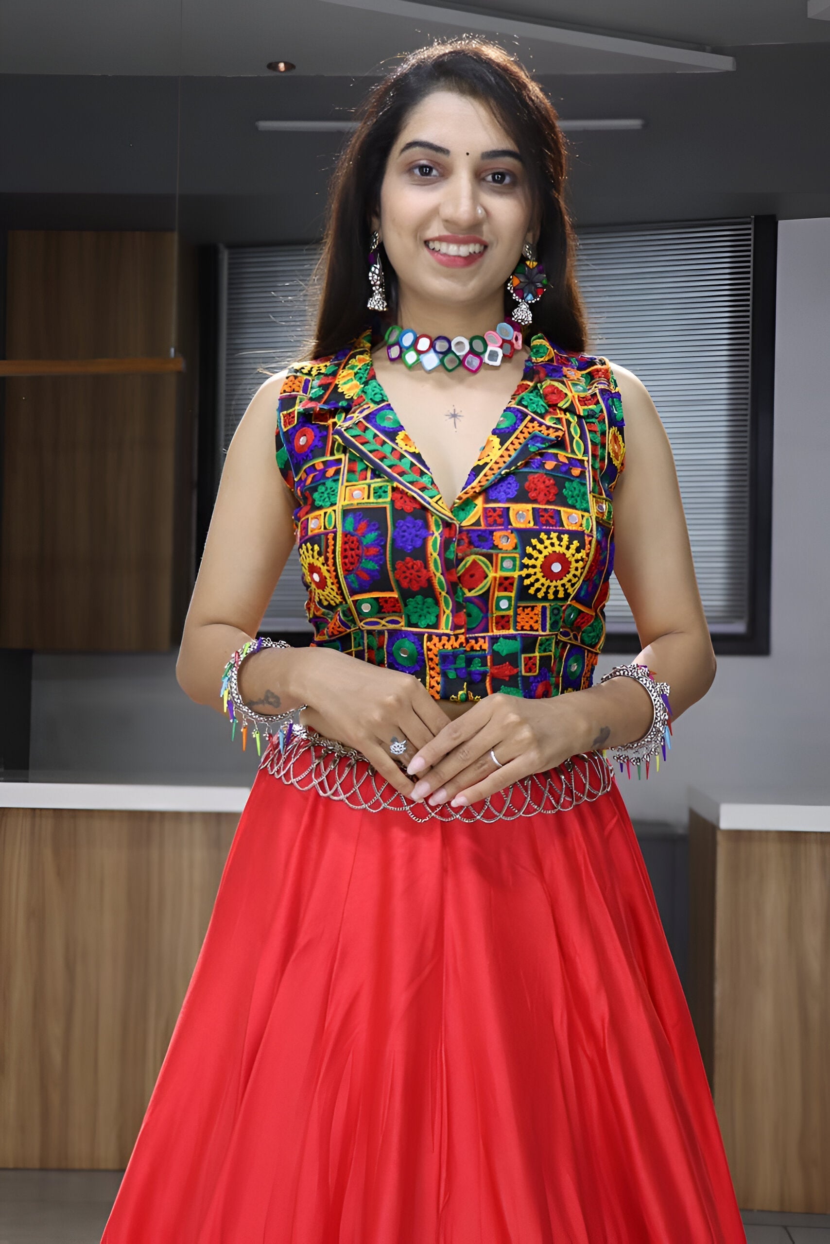 Lehenga Mart Navratri Lehenga Choli - MultiColor