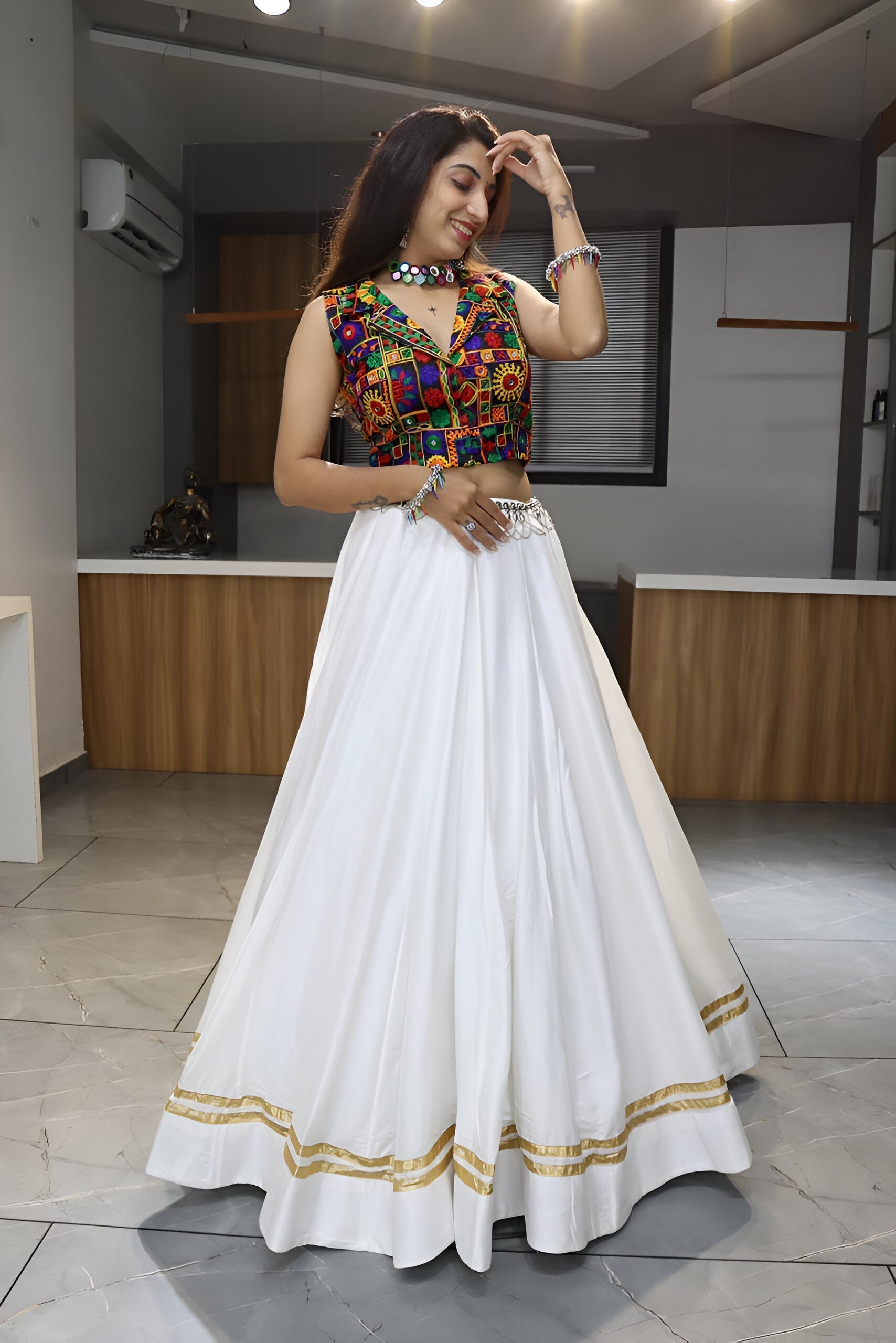 Lehenga Mart Navratri Lehenga Choli - MultiColor