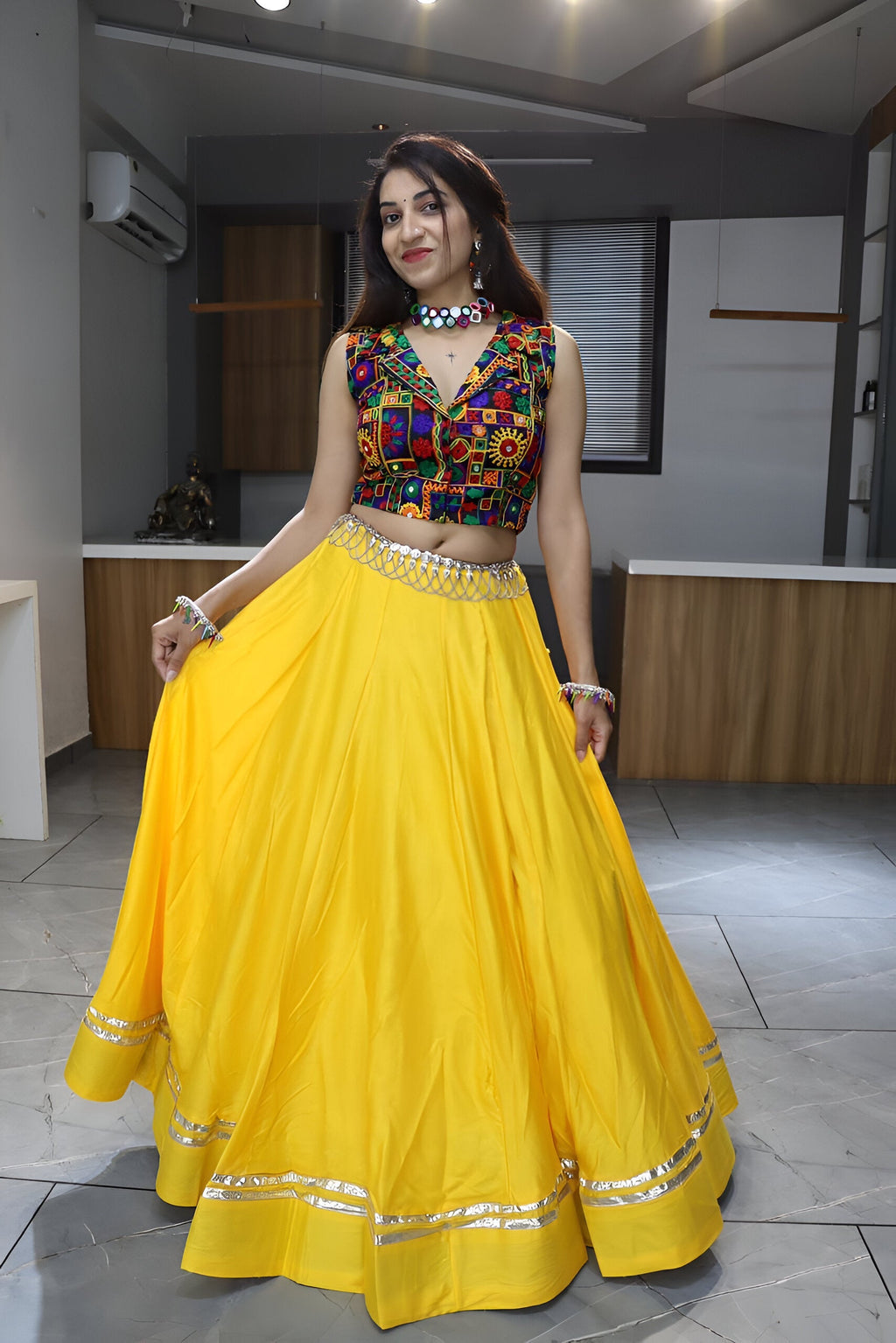 Lehenga Mart Navratri Lehenga Choli - MultiColor