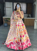 Lehenga Mart Exclusive Printed lehenga Choli for Wedding Wear - White
