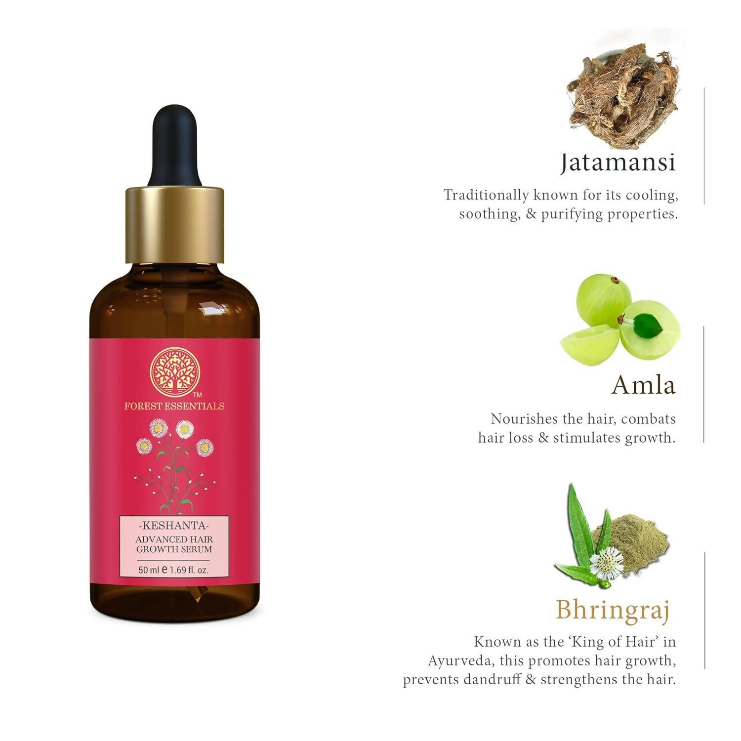 Forest Essentials Keshanta Advanced Hair Growth Serum - Distacart