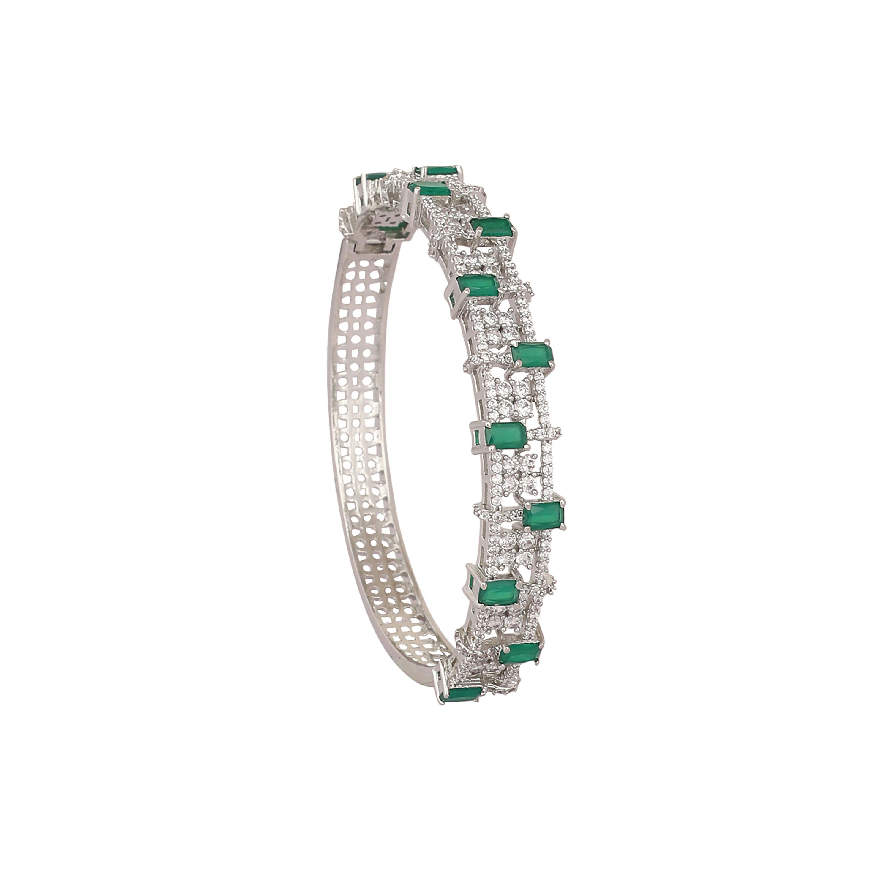 Nuyug Emerald Luxe Anti Tarnish Bangle - Distacart
