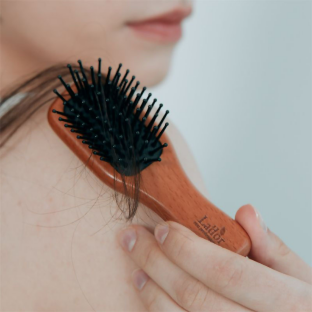 La'dor Mini Wooden Korean Paddle Brush