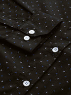 Jainish Black Men's Cotton Printed Formal Shirts ( SF 716Black ) - Distacart