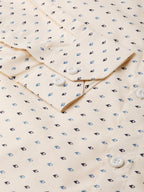 Jainish Cream Men's Cotton Printed Formal Shirts ( SF 716Cream ) - Distacart