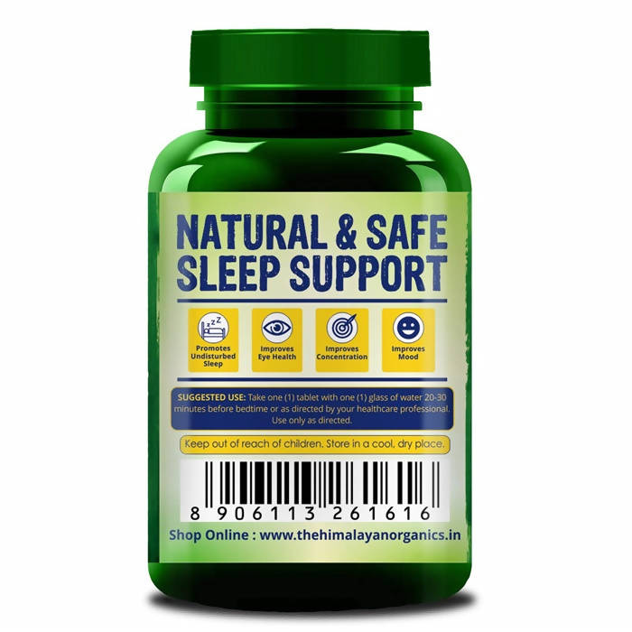 Himalayan Melatonin 10 mg + Tagar 250 mg, Soothing Sleep Formula: 120 Vegetarian Tablets