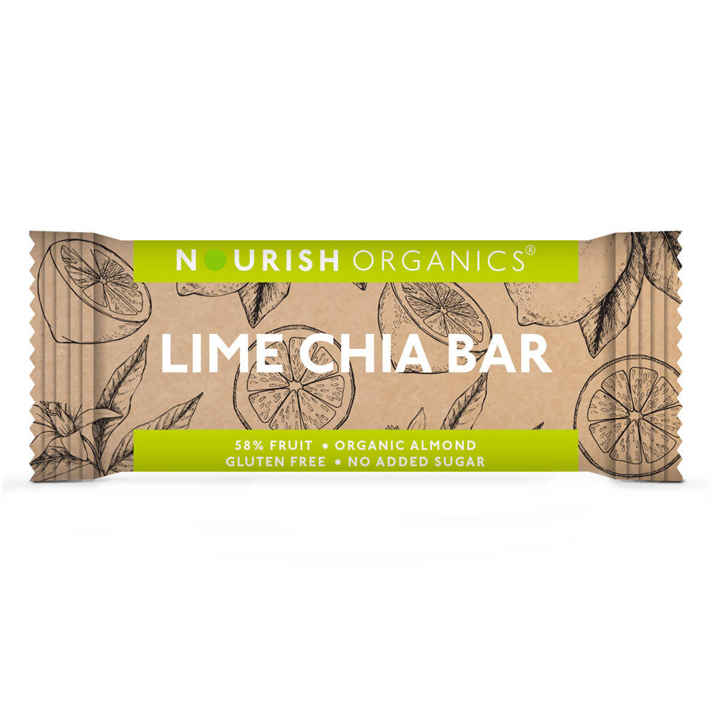 Nourish Organics Lime Chia Bar
