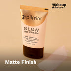 Pilgrim Glow BB Cream SPF 50 PA++++ Instant Spot Coverage Matte Finish Vitamin C Infused - Honey Glow - Distacart