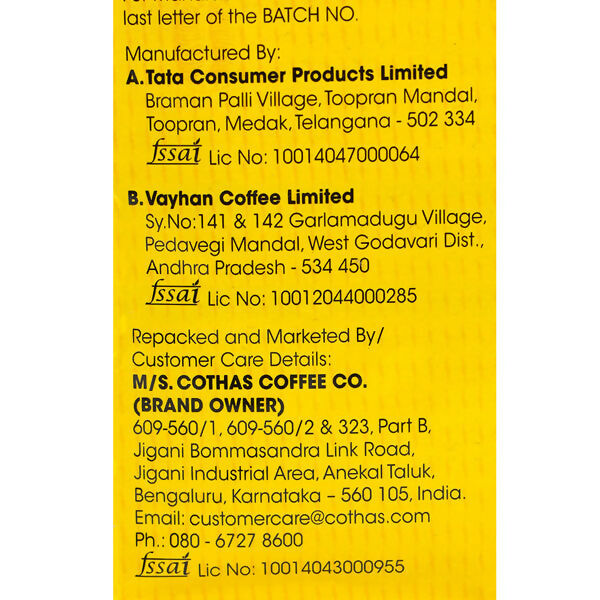 Cothas Coffee Classic Blend Instant Coffee Powder - Distacart