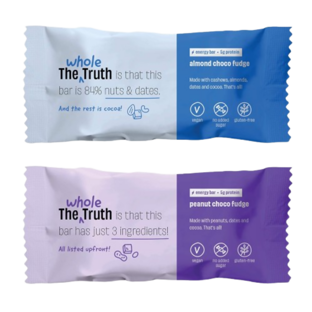 The Whole Truth Energy Bars - Nuts For You - Distacart