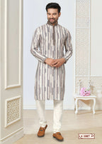 Joban Fashion Men's multicolor Cotton printed Kurta Pyjama set