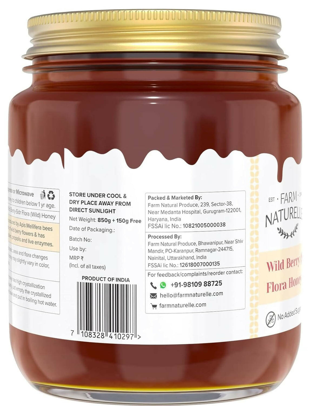 Farm Naturelle Wild Berry (Sidr) Flora Honey