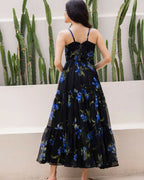 Aayaa Designer crape hand work Multi indo western - Black - Distacart