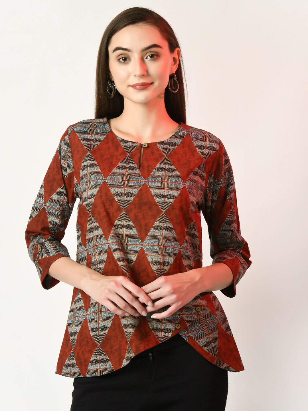 Myshka Women's Multi Printed Top