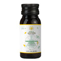 Front view of a small bottle of Kerala Ayurveda Gandharvahastadi Castor Oil, an ayurvedic oil for internal use.