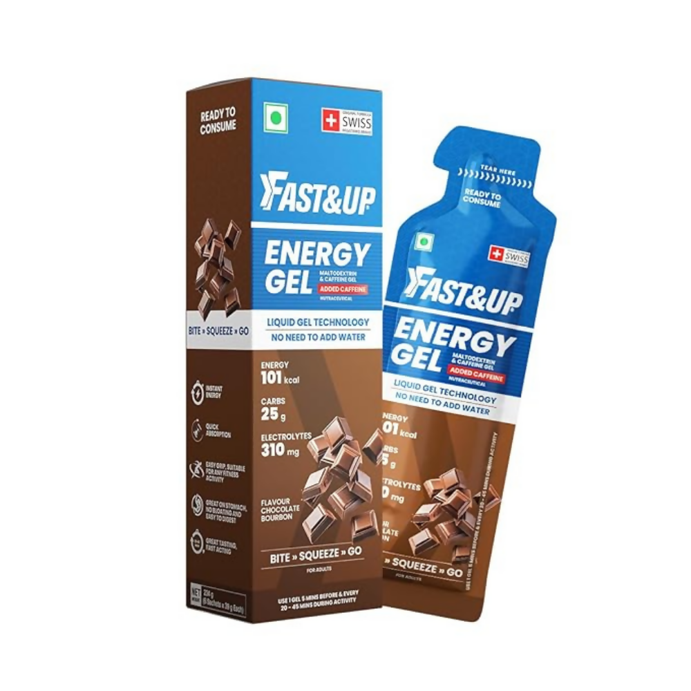 Fast&Up Energy Gel-Chocolate Bourborn Flavour - Distacart