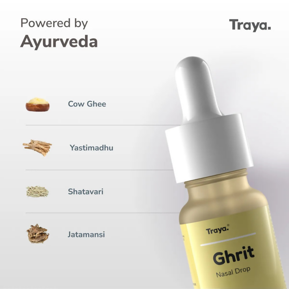 Traya Ghrit Nasal Drops - Distacart